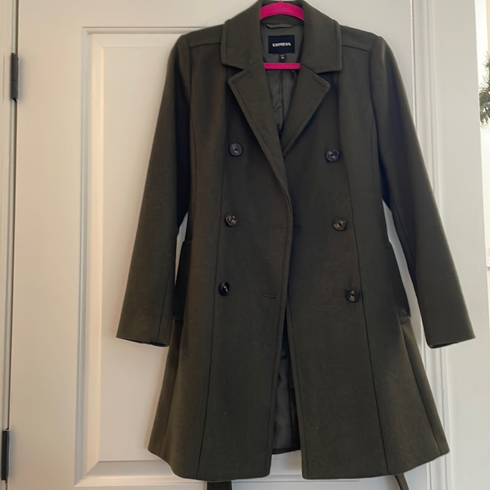 Green Express coat